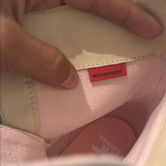 NWOB SOREL Caribou X waterproof bleached/ceramic chalk High-Top Boots size 9M - Picture 10 of 12